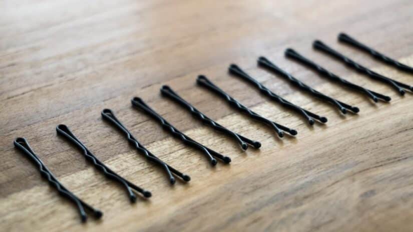 Bobby Pins On A Table